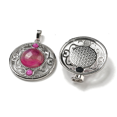 Подвески из натурального полосатого агата G-Q158-03V-1