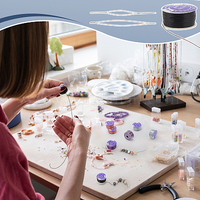 2 рулон ниток для бисероплетения из полиэстера со специальным покрытием OCOR-NB0002-06B-1