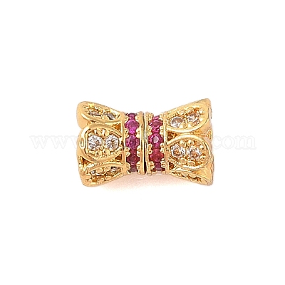 Покрытие стойки латунь микро паве прозрачный кубический цирконий винтовые застежки KK-S384-24G-01-1