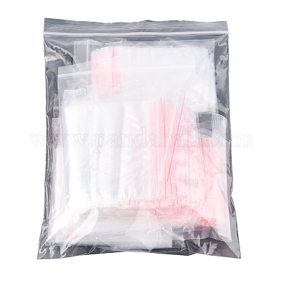 300 шт. 5 вида пластиковых пакетов с застежкой-молнией OPP-FS0001-22-1