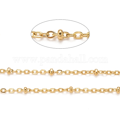 3.28 фут ионного покрытия (IP) 304 нержавеющая сталь тросовые цепи X-CHS-K004-13G-0.4mm-1