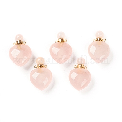 Природного розового кварца подвески G-H252-C04-1