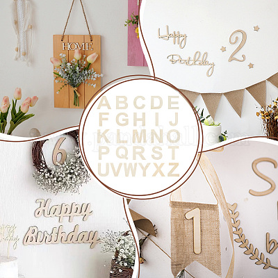 Незаконченные вырезы из дерева WOOD-WH0034-24B-1