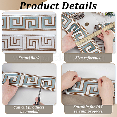 Жаккардовая лента из полиэстера длиной 3 м. OCOR-FG0002-95C-1