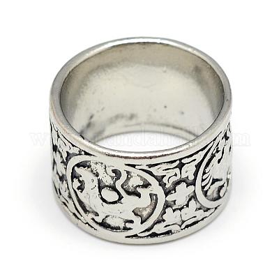 Кольца перста сплава RJEW-S038-115-21mm-1