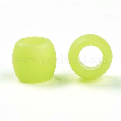 Perles acryliques opaques givrées&nbsp;SACR-T017-08B-1