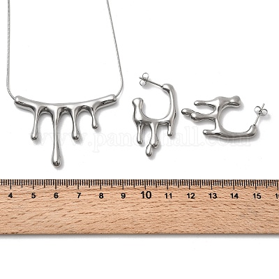 Комплекты украшений из нержавеющей стали 304 SJEW-P007-01P-1