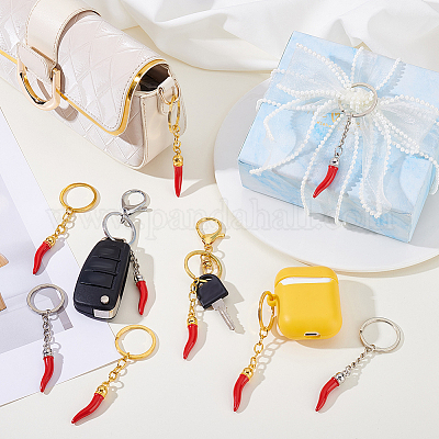 12шт 2 цвета брелок из сплава KEYC-GA0001-47-1