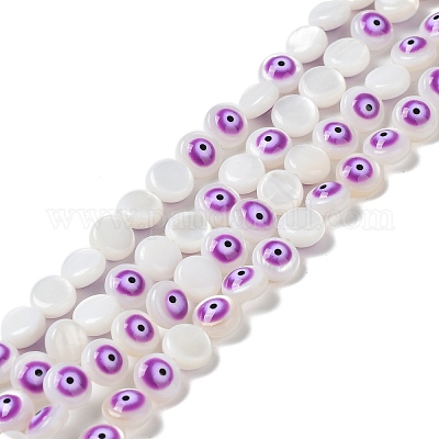 Нити бусин из натуральной пресноводной эмали BSHE-P033-04B-1