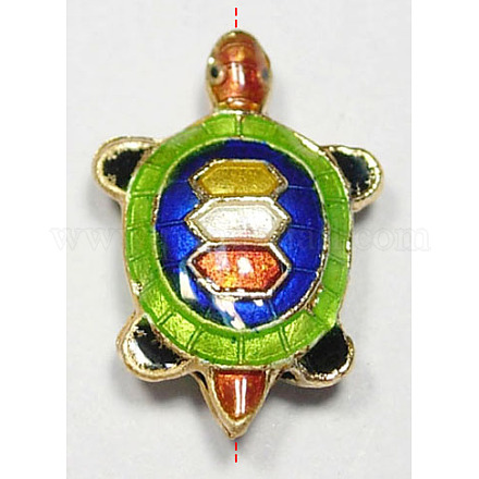 Abalorios cloisonne hecho a mano CLB045Y-10-1