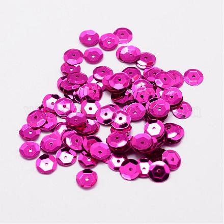 Perles de paillette en plastique PVC-A001-6mm-09-1