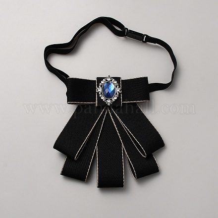 Галстук из полиэстера с бантом AJEW-WH20006-12A-1