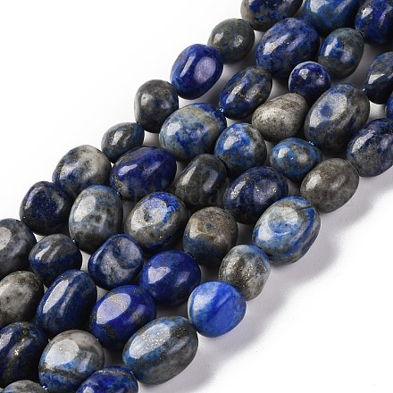 Natürlicher Lapislazuli Perlenstränge&nbsp;G-G146-A34-01-1