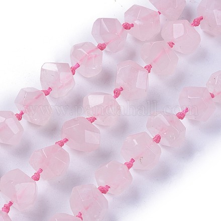 Natural Rose Quartz Beads Strands G-F607-21-1