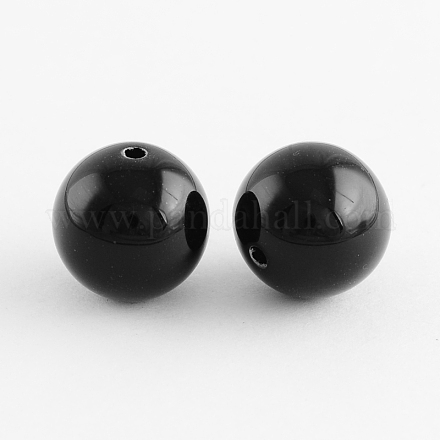 Perles acryliques rondes de chunky bubblegum X-SACR-S044-20mm-20-1