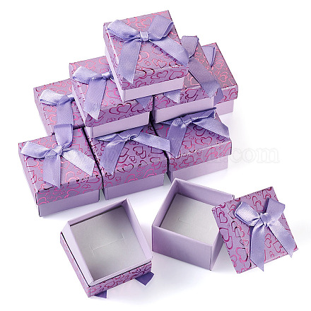 Бант картон бумага кольца подарочные коробки для хранения CON-TAC0001-16C-1