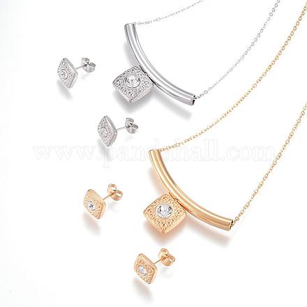 Kits de bijoux en 304 acier inoxydable SJEW-G048-06-1