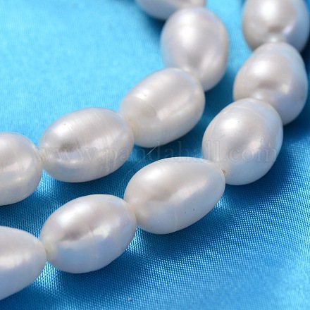 Brins de perles de culture d'eau douce naturelles de grade b SPRB010Y-1-1