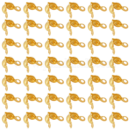 1200 шт. латунные наконечники для бусин KK-SP0001-93G-1