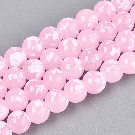 Выпечка краска бисер пряди DGLA-N015-8mm-02-1