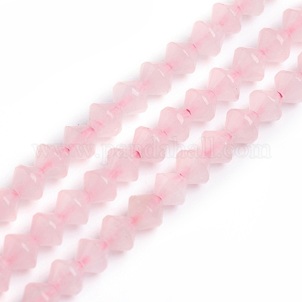Natürlichen Rosenquarz Perlen Stränge G-E560-E07-4mm-1