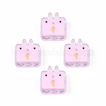 Прозрачные акриловые бусины&nbsp;LS-ACRC-S039-10F-1