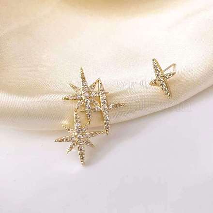 Серьги сплава горный хрусталь FS-WGE0AD6-35-1