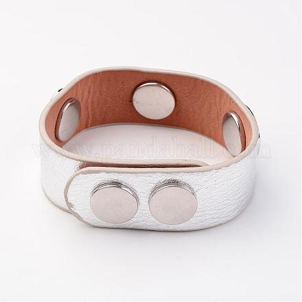 Bracelets d'accrochage en cuir PU BJEW-O132-03-1