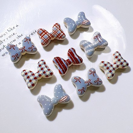 Печатные непрозрачные акриловые бусины OACR-I027-01A-02-1