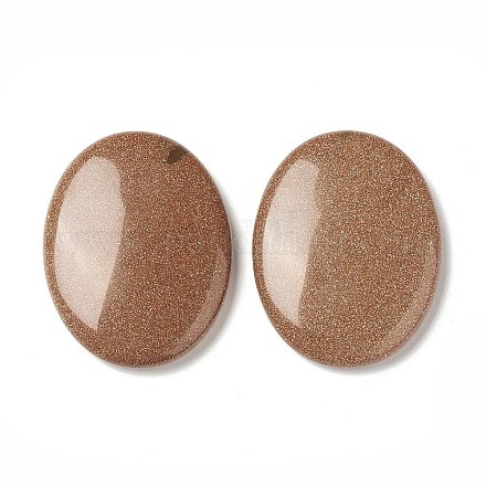 Synthetic Goldstone Worry Stone for Anxiety Therapy G-B036-01H-1