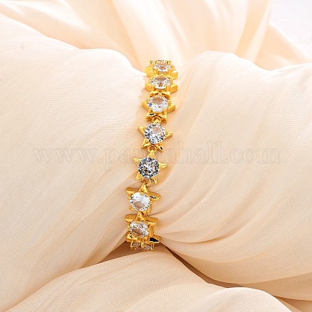 Женские браслеты из латуни с кубическими циркониями LN8502-3-1