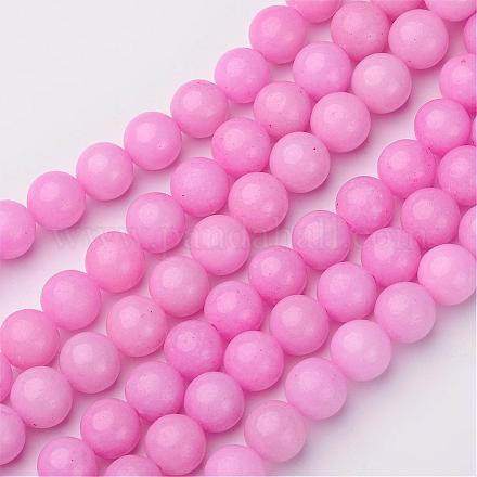 Chapelets de perles en jade Mashan naturel G-K151-10mm-23-1