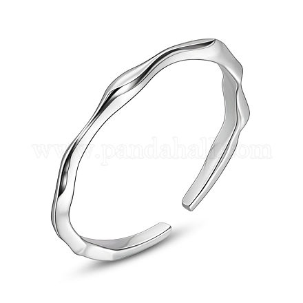 925 кольцо-манжета из стерлингового серебра Shegrace с родиевым покрытием JR782A-1