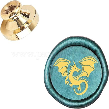 Wholesale PandaHall Flying Dragon Sealing Wax Stamps Head