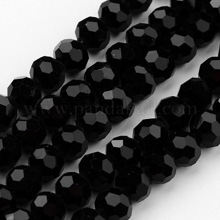 Chapelets de perles en verre transparent X-GLAA-G013-6mm-71-1
