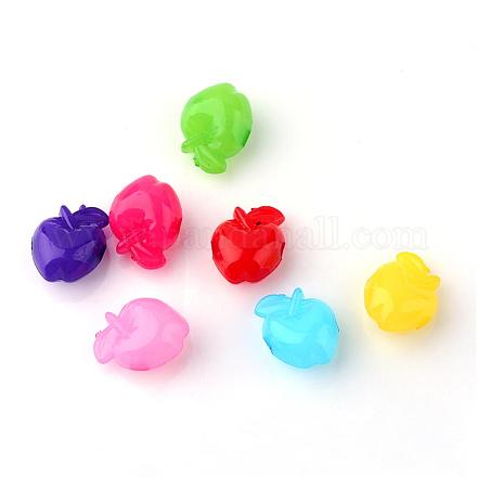 Imitation Jelly Acrylic Beads JACR-Q027-M-1