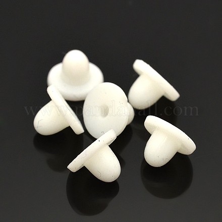 Plastic Clip on Earring Pads KY-F002-04-1