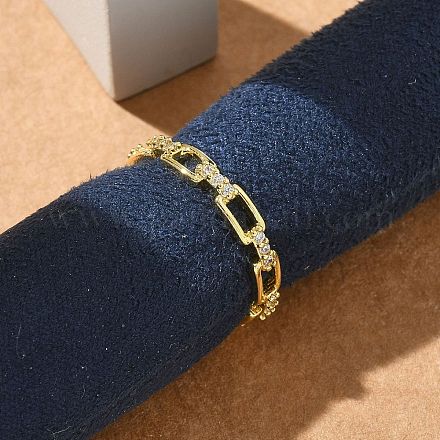 Прямоугольные прозрачные кольца из кубического циркония RJEW-G337-13G-1