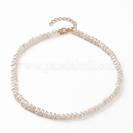 Natural Cultured Freshwater Pearl Beaded Necklaces NJEW-JN03260-01-1
