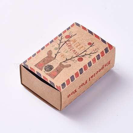 Boîte de tiroir en papier pliable portable créative X-CON-D0001-02A-1
