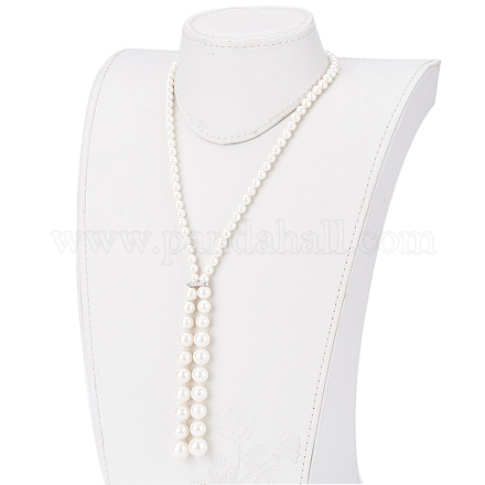 Ожерелья с подвесками из натурального жемчуга NJEW-P232-F-1