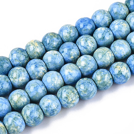 Выпечка краска бисер пряди DGLA-N016-6mm-09-1