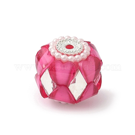 Прозрачные акриловые бусины CLAY-NH0003-04S-05-1