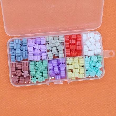 Частицы сургуча с отпечатком цветка/лапы SCRA-PW0012-01F-1