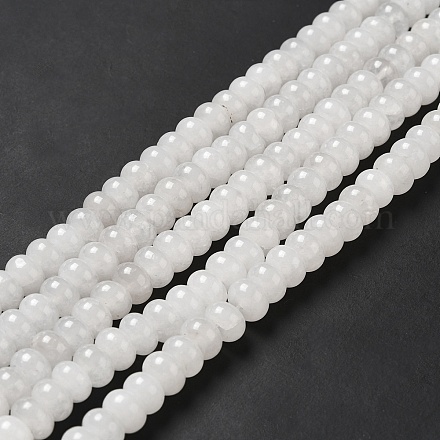 Natürliche weiße Jade perlen Stränge G-D481-17A-1
