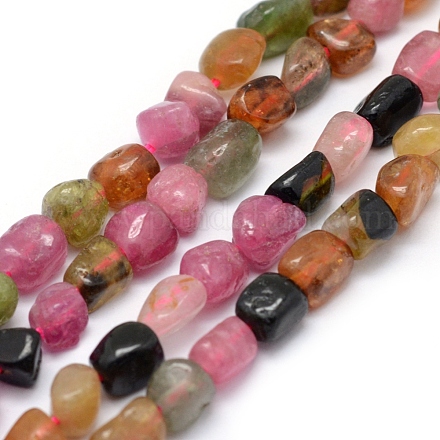 Natural Tourmaline Beads Strands G-P331-04-1