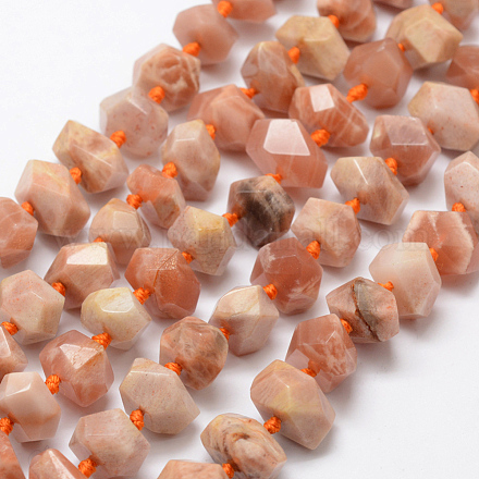 Natural Sunstone Beads Strands G-k209-29-1