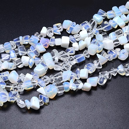 Opalite Beads Strands G-O049-B-62-1