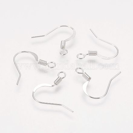 Crochets de boucle d'oreille français en laiton X-KK-Q366-S-NF-1