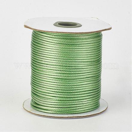Cordon en polyester ciré coréen écologique YC-P002-1mm-1122-1